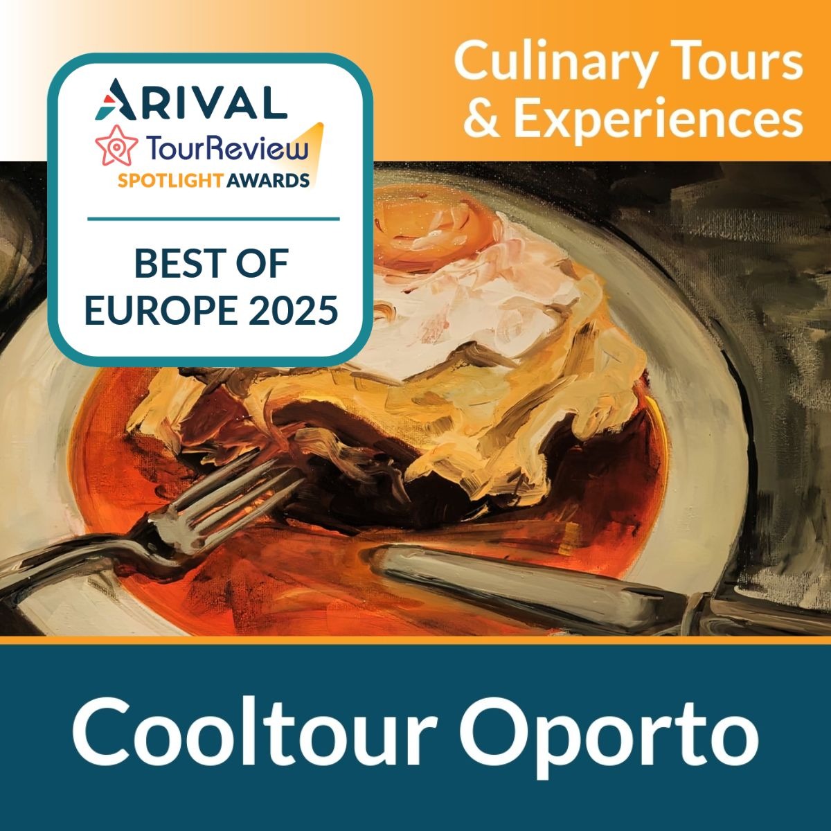 Cooltour Oporto gana el Premio Arival 2025 en Turismo Gastronómico